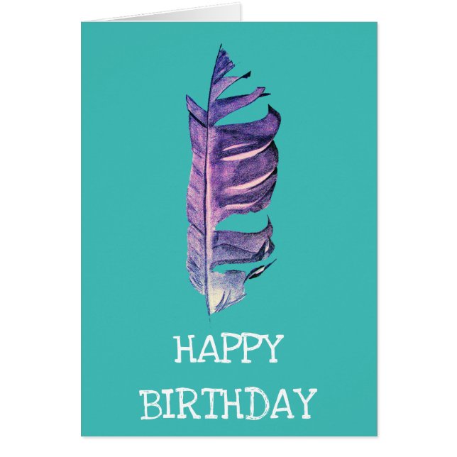 Cartão Imagem original de desenho de folha fina (Frente)