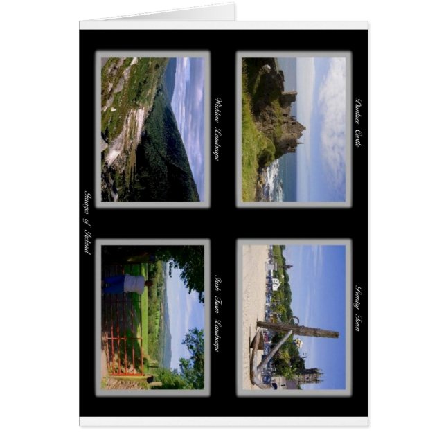 Cartão Imagens da Irlanda (Frente)