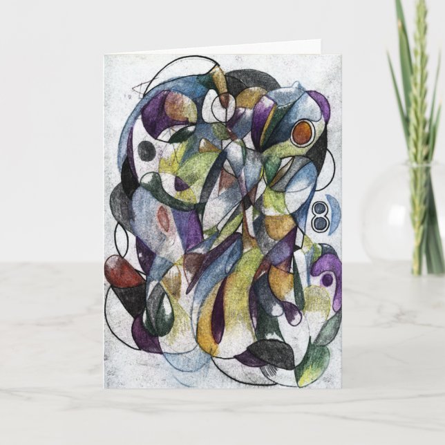 Cartão Imagens de Abstrato:  Totalidade do Espírito (Frente)