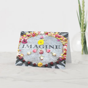 Cartão Imagine a paz