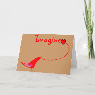 Cartão "Imagine" — John Gifts