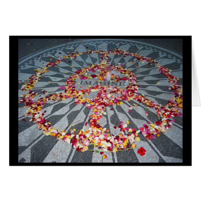 Cartão imaginem pétalas (Frente Horizontal)