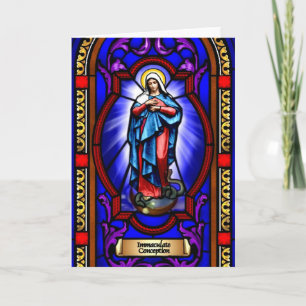 Cartão Immaculate Conception greeting card