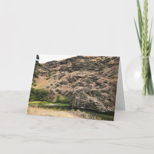 Cartão Imnaha River, Oregon (Frente)