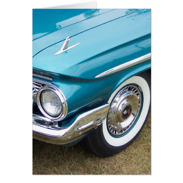 Cartão impala clássico velho do carro (Frente)