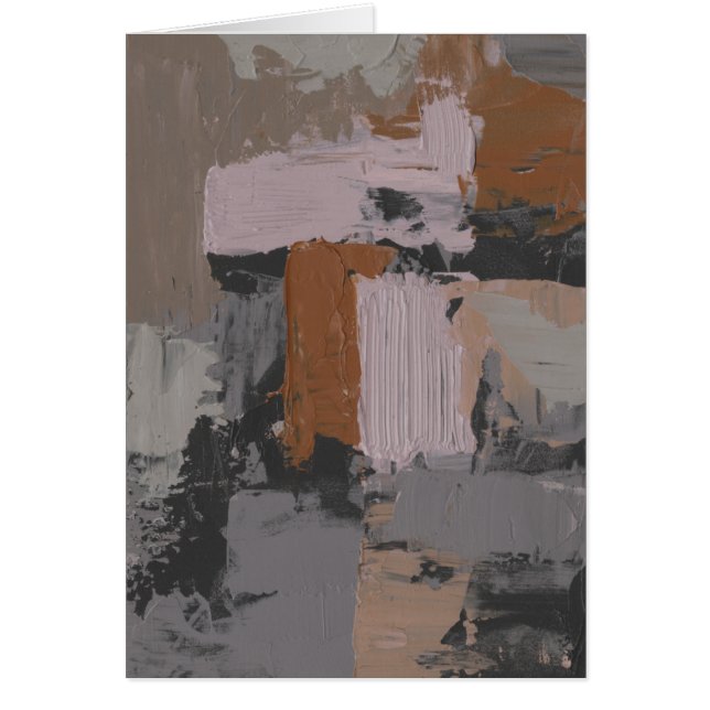 Cartão Impasto Abstrato I (Frente)