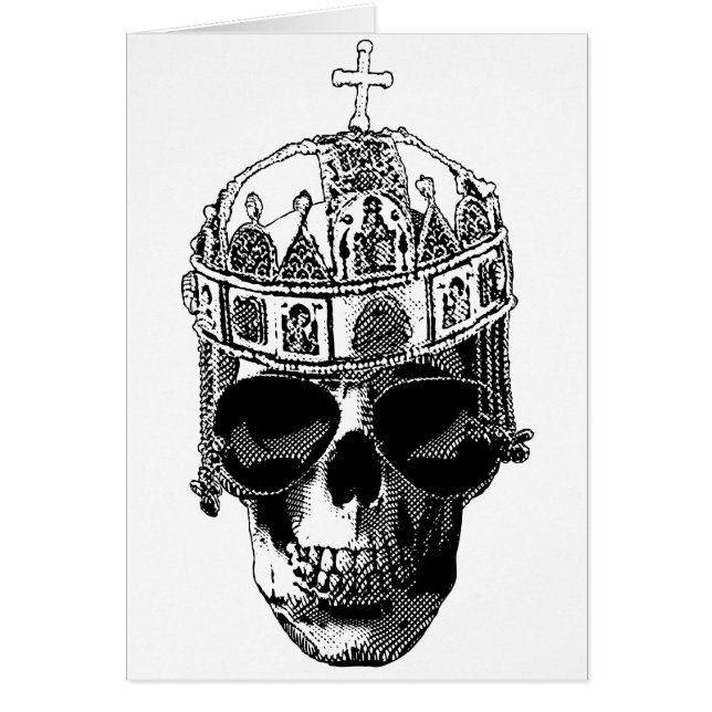 Cartão Imperador bizantino inoperante com óculos de sol (Frente)