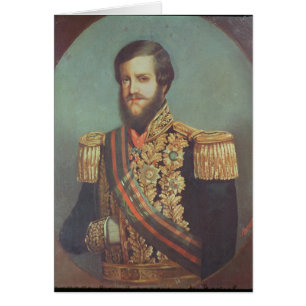 Cartão Imperador de Pedro II de Brasil