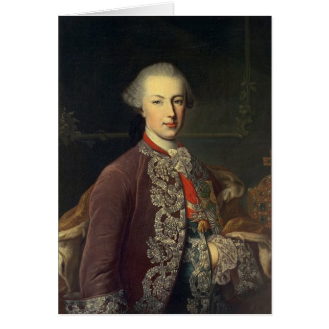 Cartão Imperador Joseph II de Alemanha (Frente)