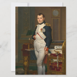 Cartão Imperador Napoleão Bonaparte, nas Tuilarias