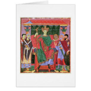 Cartão Imperador romano santamente Otto da Senhora