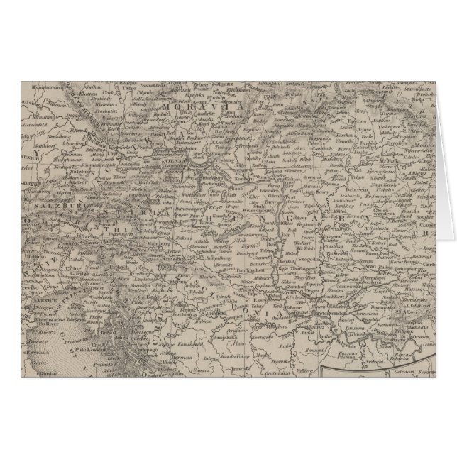 Cartão Império Austríaco (Frente Horizontal)