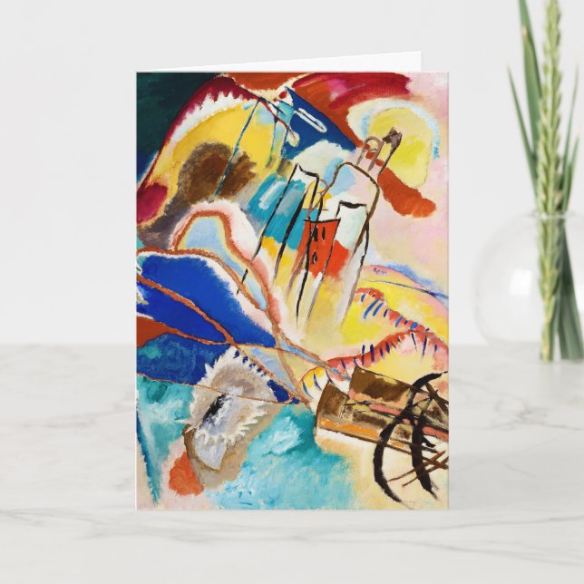 Cartão Implantação 30 (Canhões) por Wassily Kandinsky (Frente)