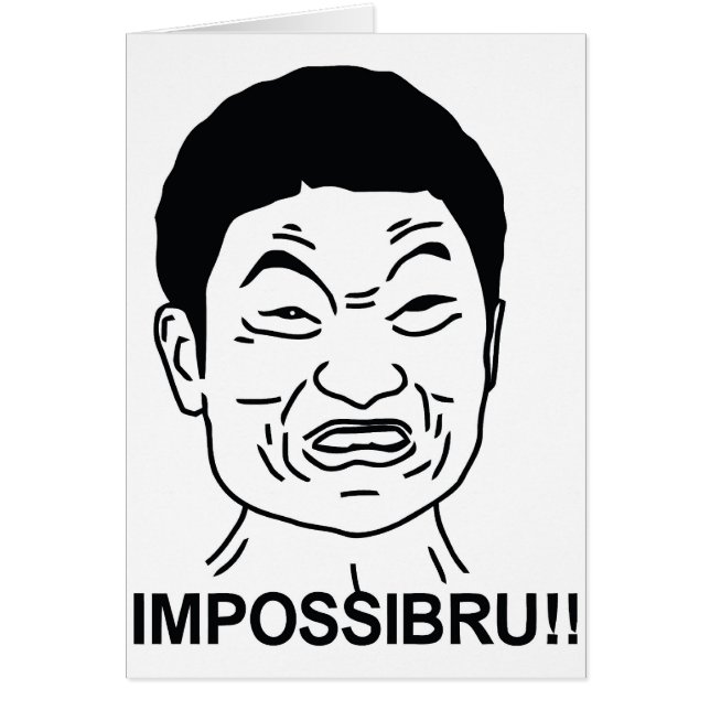 Cartão Impossibru (Frente)