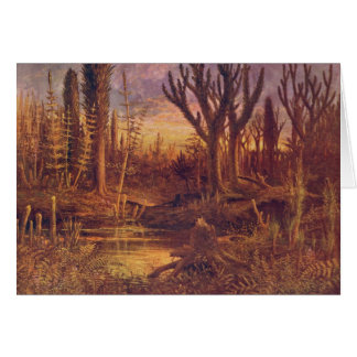 Cartão Impressão antigo Devonian