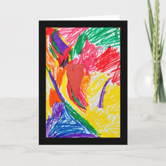 Cartão Impressão de Arte Personalizada para Crianças