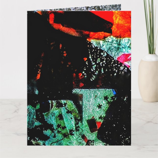 Cartão Impressão de Reciclado de de de de placa de saudaç (Frente)