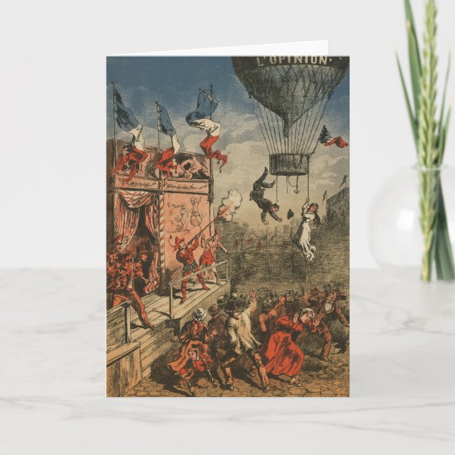 Cartão Impressão Humorística De Um Artista Teatral (Frente)