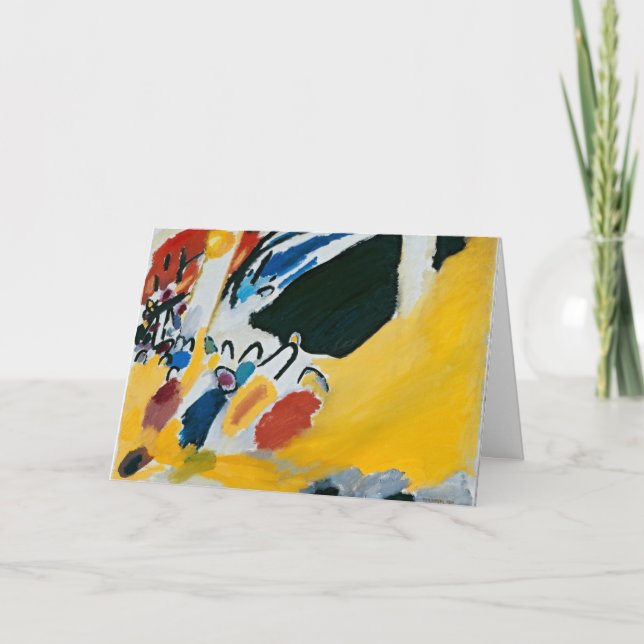 Cartão Impressão III (concerto) de Wassily Kandinsky (Frente)