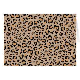 Cartão Impressão Leopardo, Manchas Leopardo, Leopardo Cas