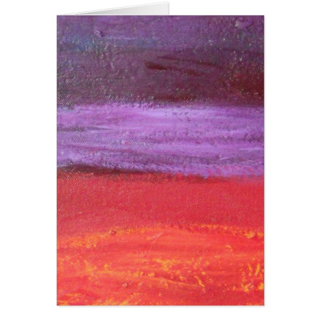 Cartão impressão vermelha e roxa (Frente)