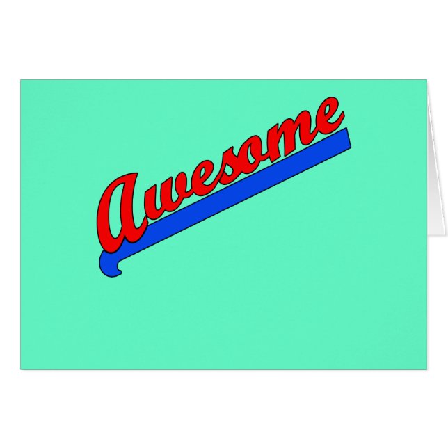 Cartão Impressionante em alguma idade! Personalize isto (Frente Horizontal)