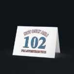 Cartão Impressionante engraçado em 102 designs do<br><div class="desc">Impressionante engraçado em 102 designs do aniversário</div>
