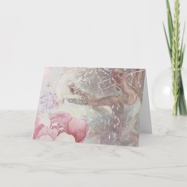 Cartão Impressões do balé (Frente)