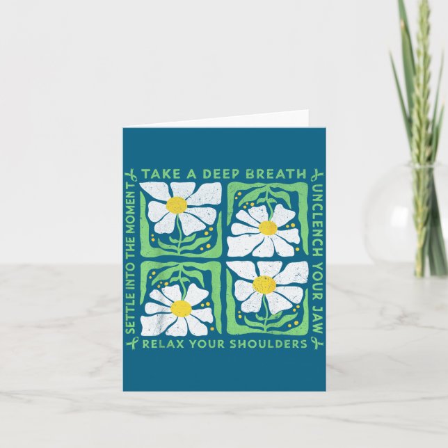 Cartão In May We Wear Green Mental Health Awareness  (Frente)