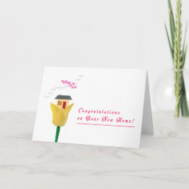 Cartão Inauguração da casa