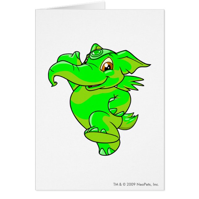 Cartão Incandescência de Elephante (Frente)