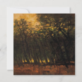 Cartão Incêndios na Floresta (por Laszlo Mednyanszky)