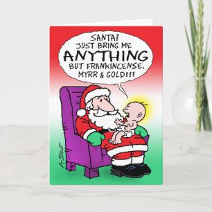 Cartão Incenso, Mirra e Ouro!