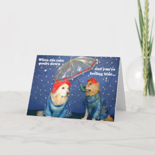 Cartão Incentivo ao Rainy Day Blues