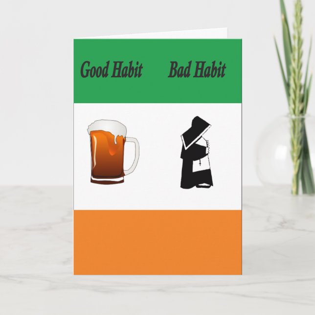 Cartão Incentivo do dia de St Patrick (Frente)