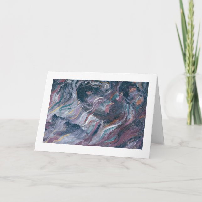 Cartão Incertezas I. Os adeuses (triptych) 1911 (oi (Frente)