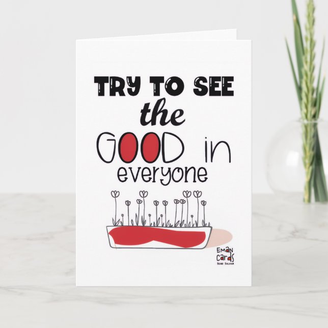 Cartão Inclusion Matters - See the Good (Frente)