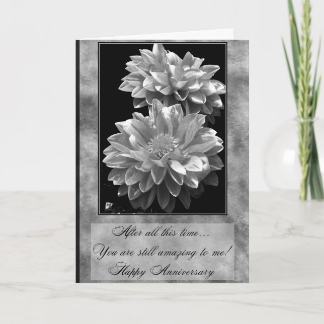 Cartão Incrível Flores de Aniversário (Frente)
