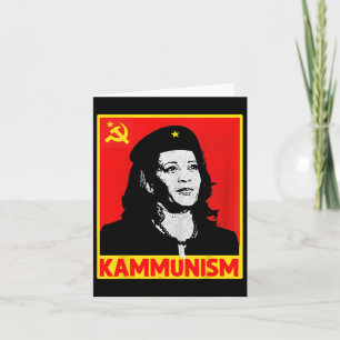 Cartão Incrível Kamala Harris Kammunismo Comunismo Harris