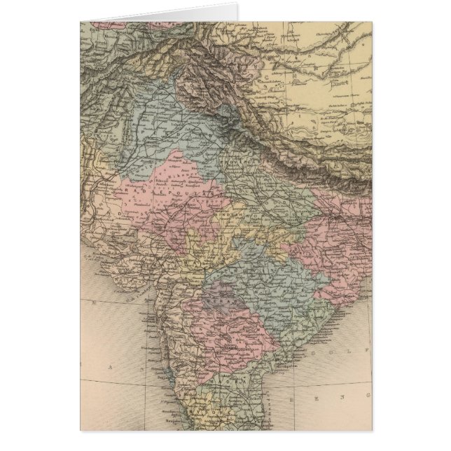 Cartão Índia - Ásia Central (Frente)