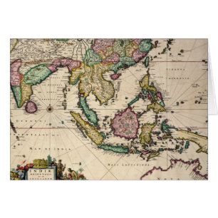 Cartão India & Ceilão a Austrália