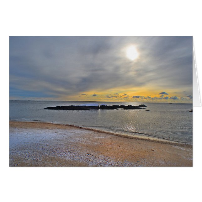 Cartão India Cove Beach (Frente horizontal)