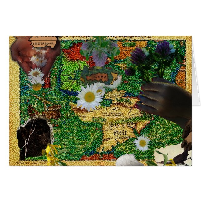 Cartão India & Cuba (Frente Horizontal)