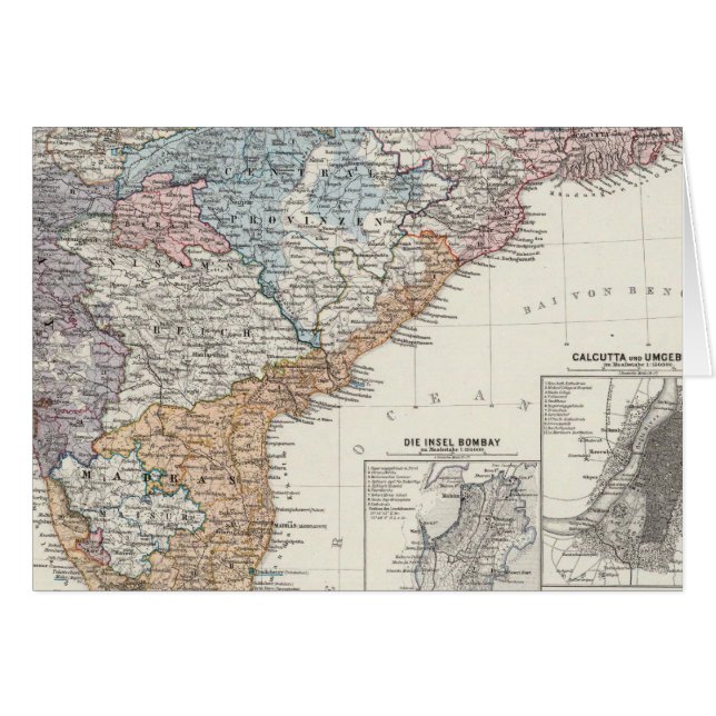 Cartão Índia e Ásia Central (Frente Horizontal)