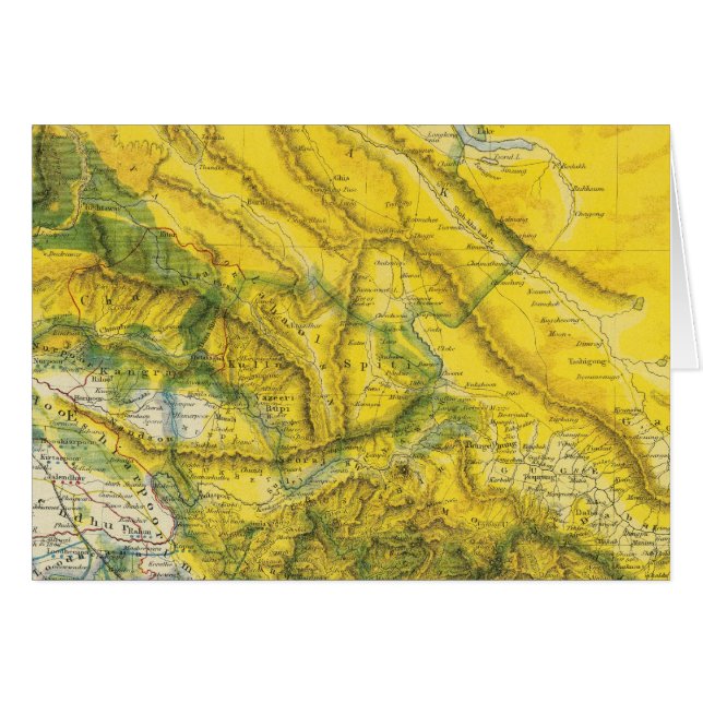 Cartão Índia e Paquistão (Frente Horizontal)