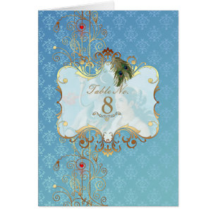 Cartão Indian Wedding II - Table Number Card