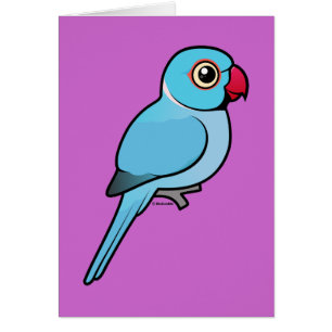 Cartão Indiano azul Ringneck