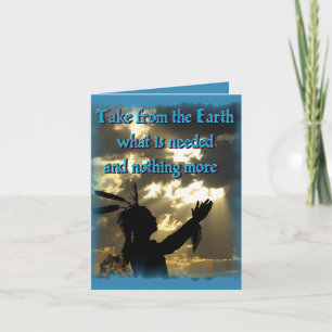 Cartão Indiano espiritual