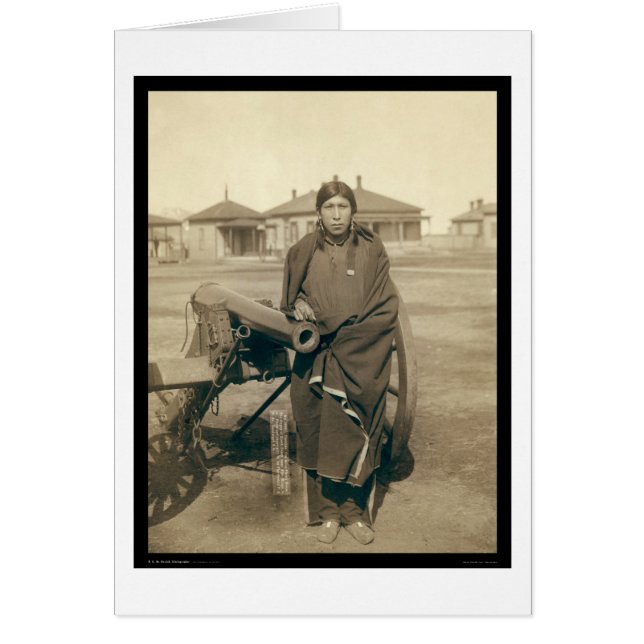 Cartão Indiano Ota Tasunka também conhecido por Plenty Ho (Frente)