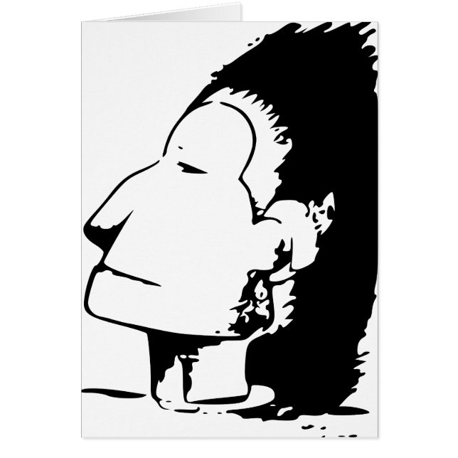 Cartão Indiano ou ilusão óptica Eskimo (Frente)